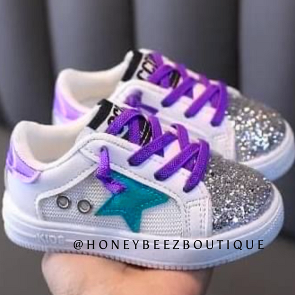 Purple Passion Glitter Sneakers